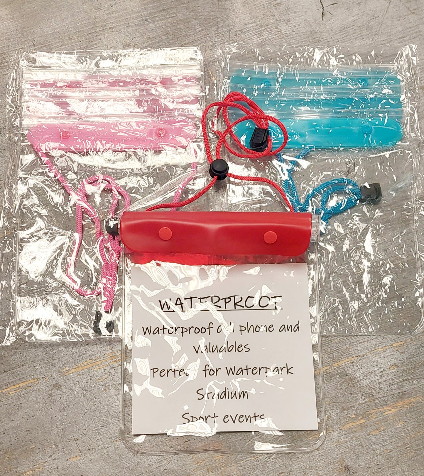 see thru waterproof bag