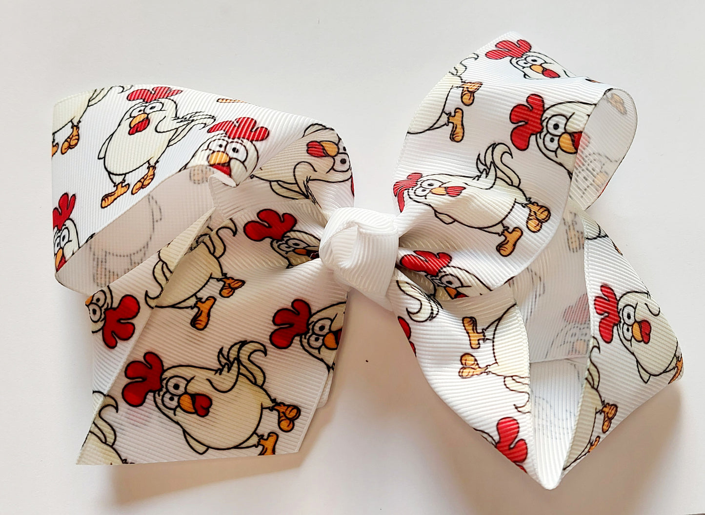 silly chicken hairbow