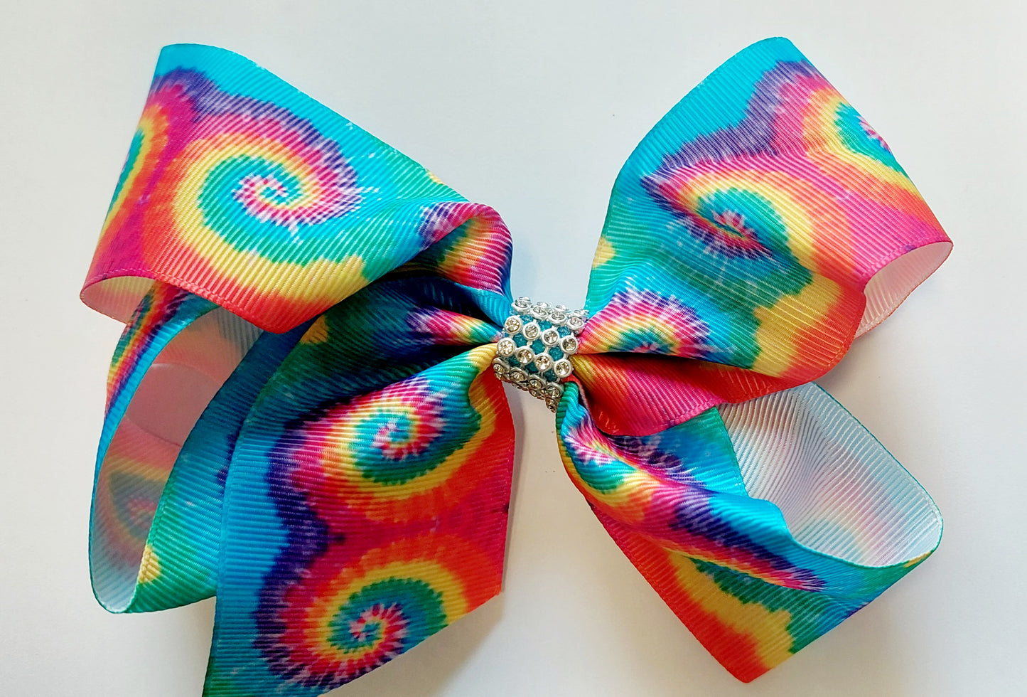 tie dye hairbow