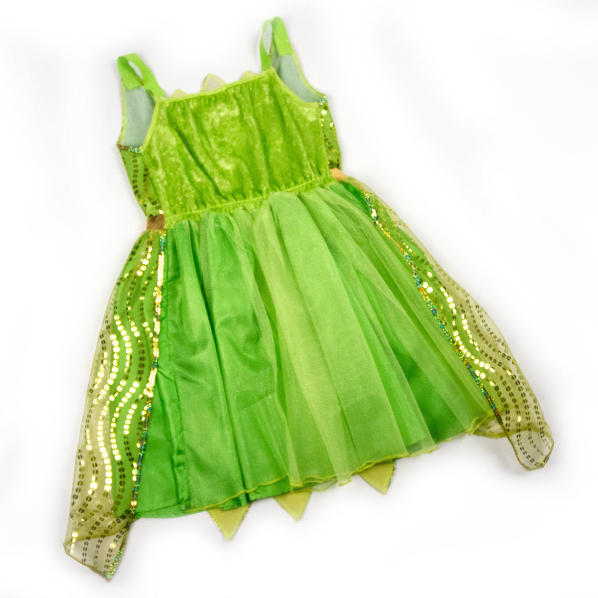 Green Pixie Fairy Kids Costume