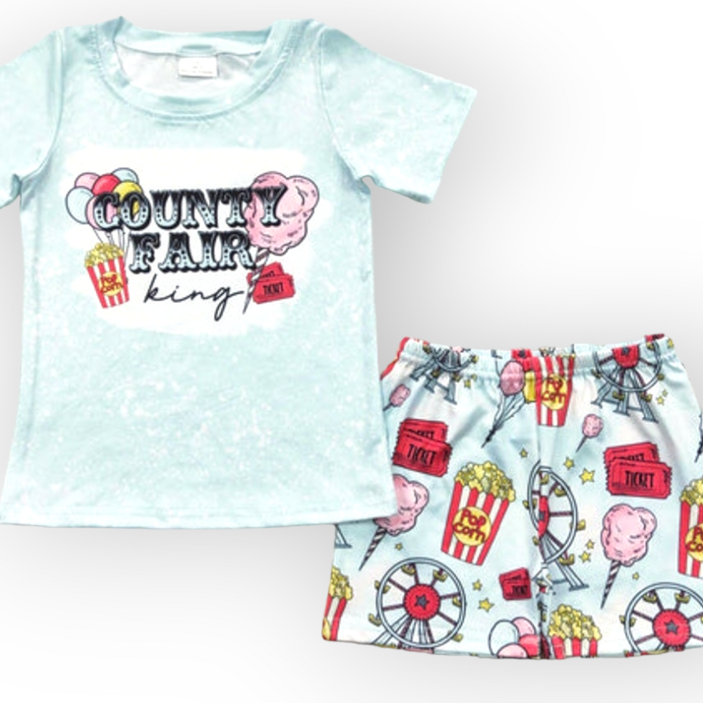 County Fair boy short set