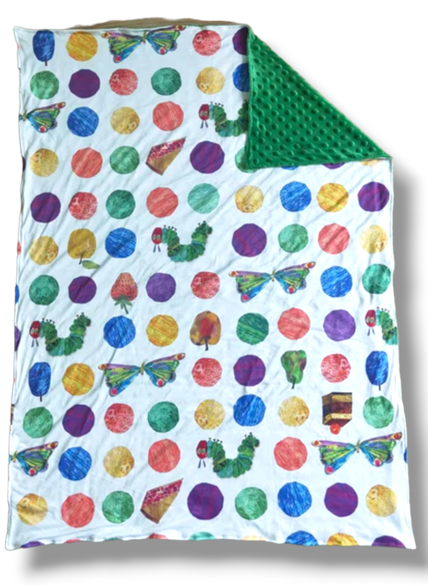 hungry caterpillar travel blanket