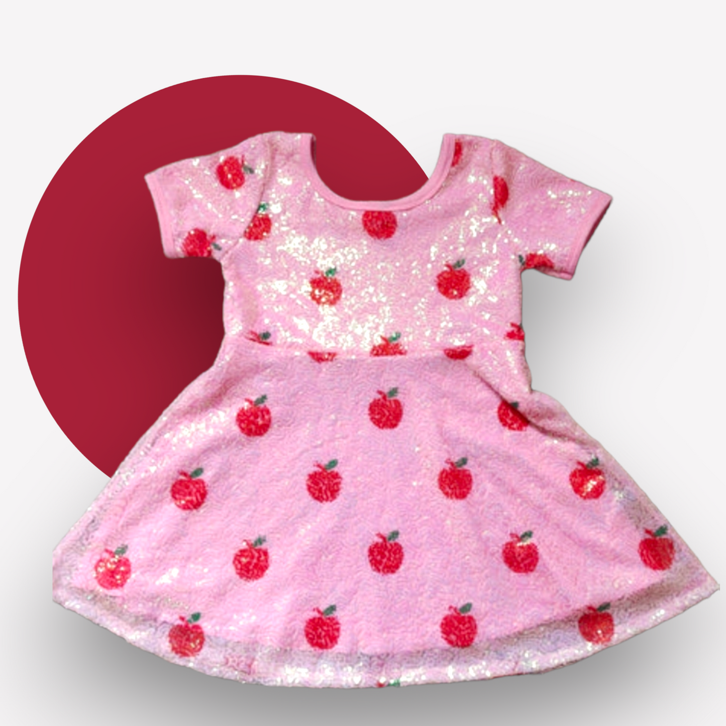 Sequins apple dress