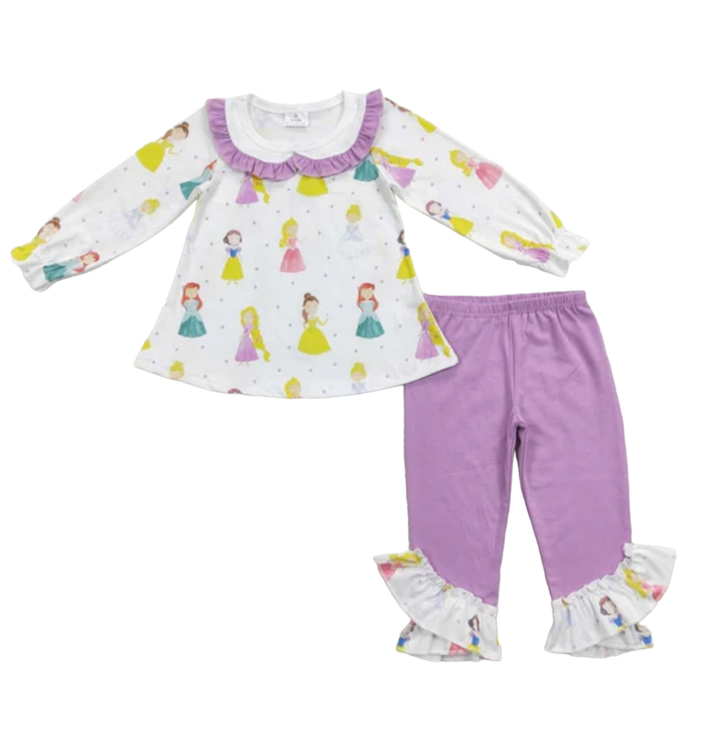 princess lavender tunic and pant