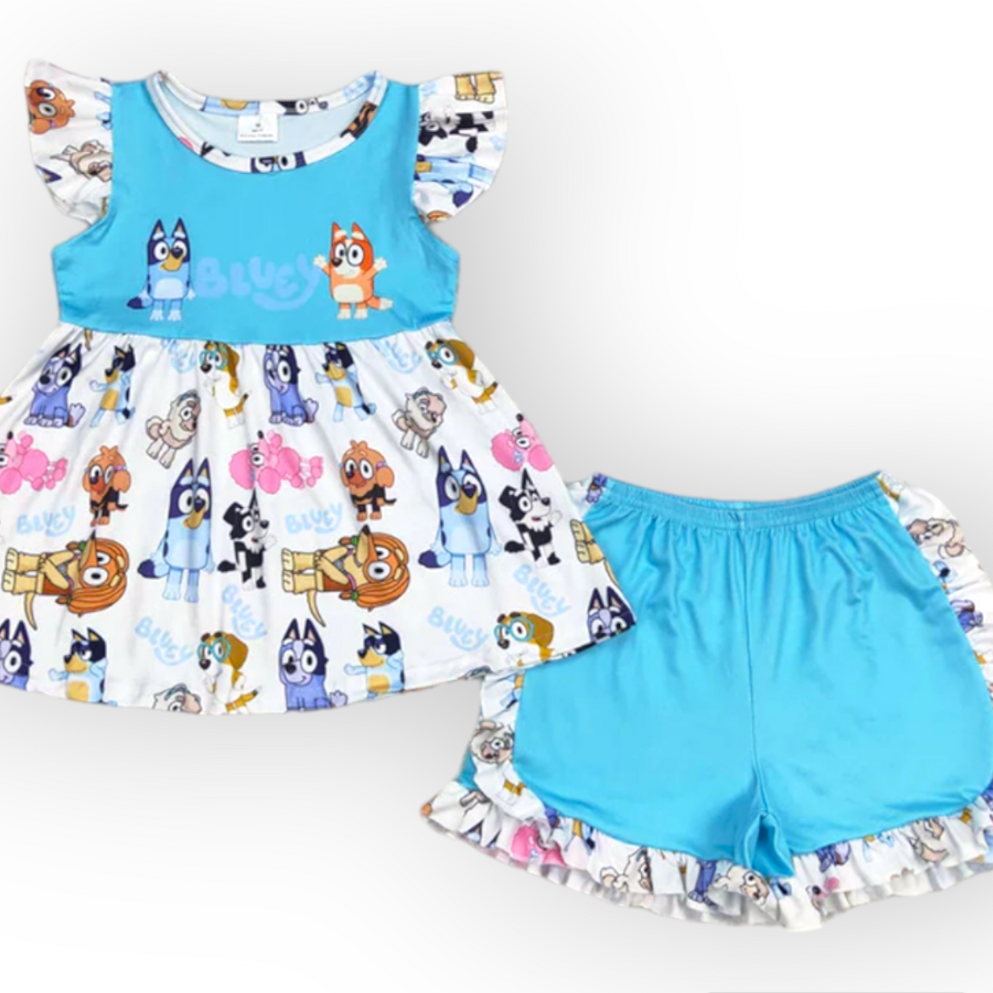 Bluey short set for girls