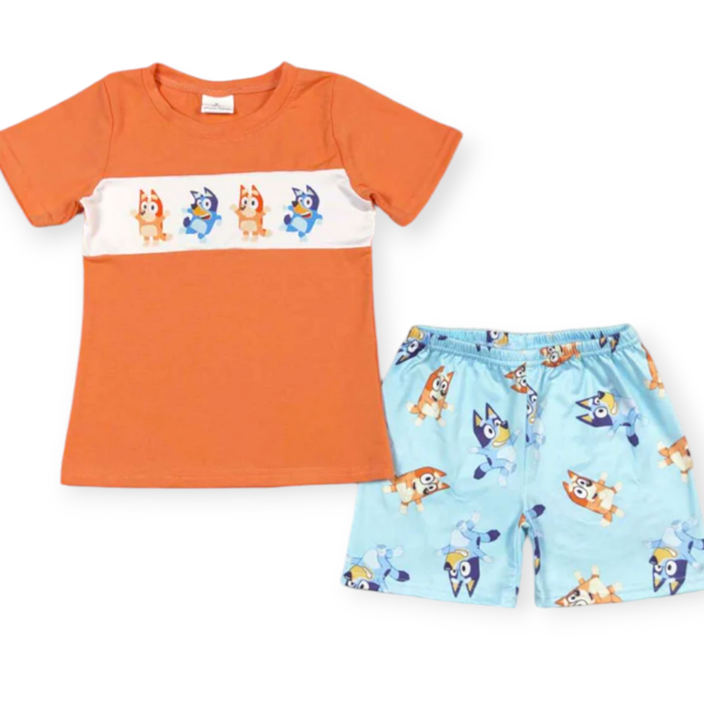 Bluey boys short set