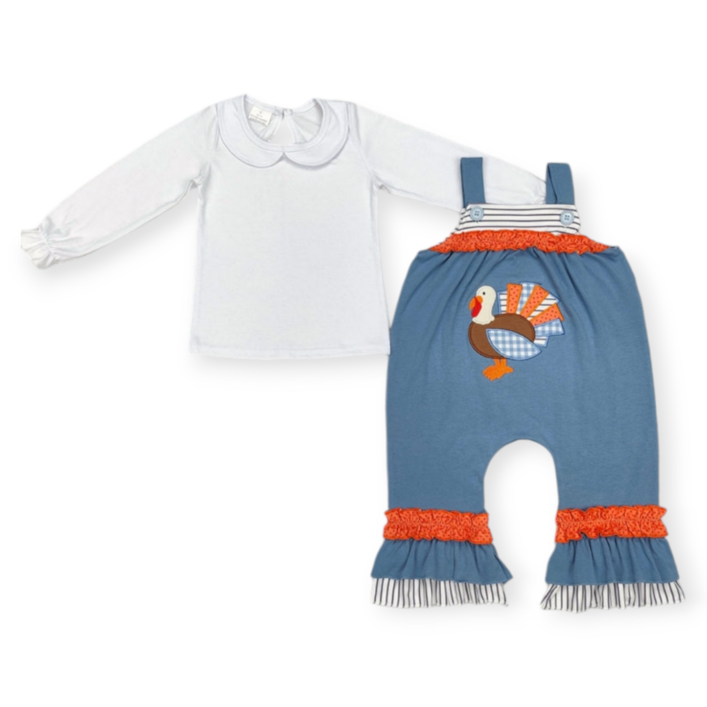 thanksgiving sibling sets ROMPERS