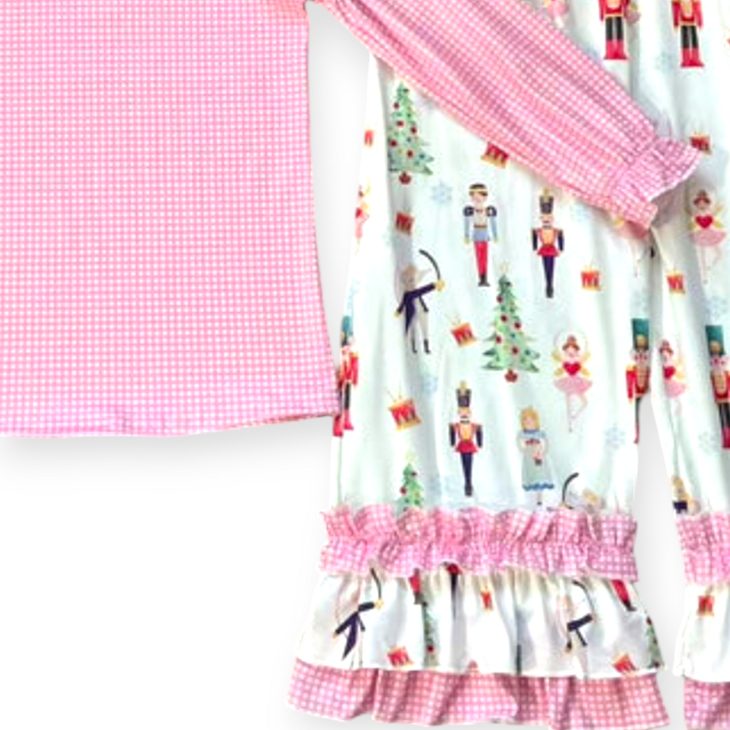 nutcracker overalls romper & layering shirt