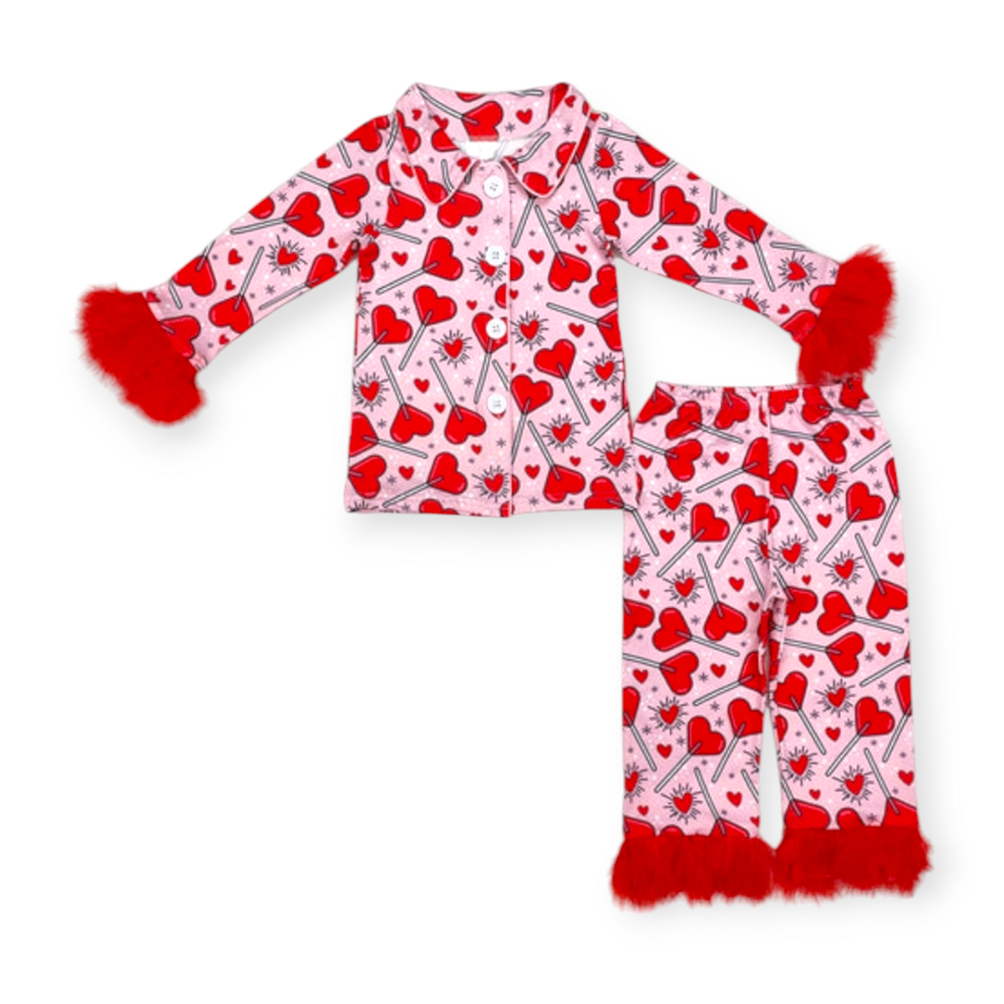 Sweet lolli fur pajamas
