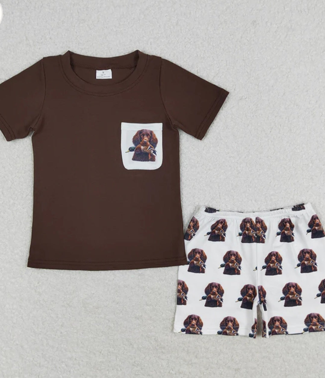 Boykin spaniel hunt short set