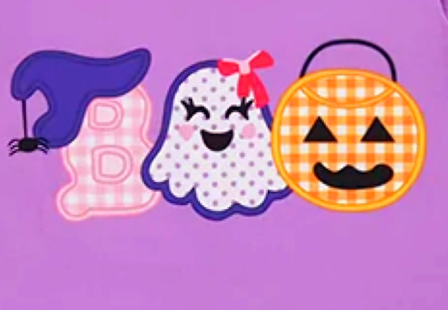 BOO Halloween girls pant set