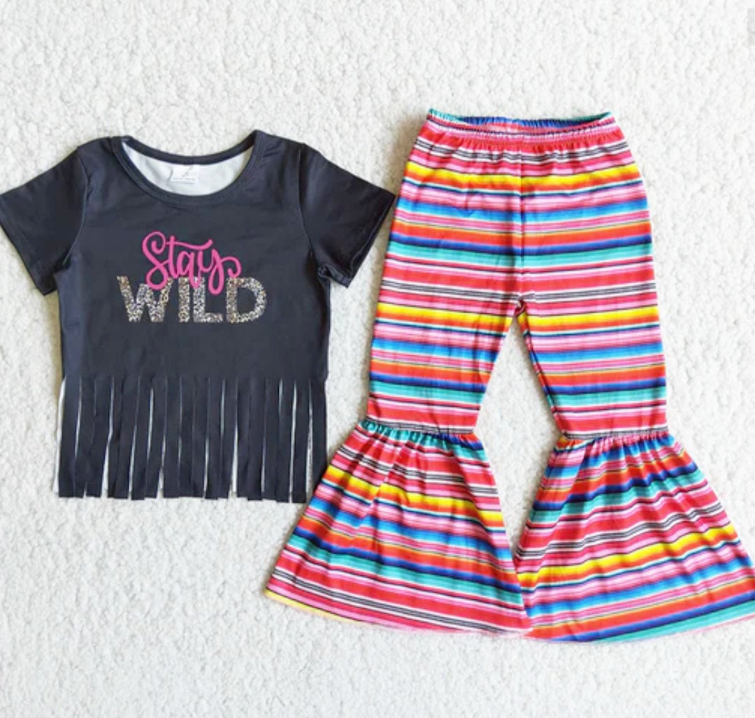 Stay wild fringe set
