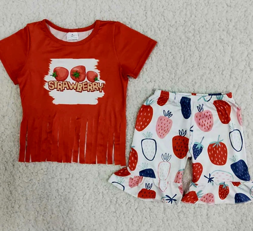 Strawberry short set