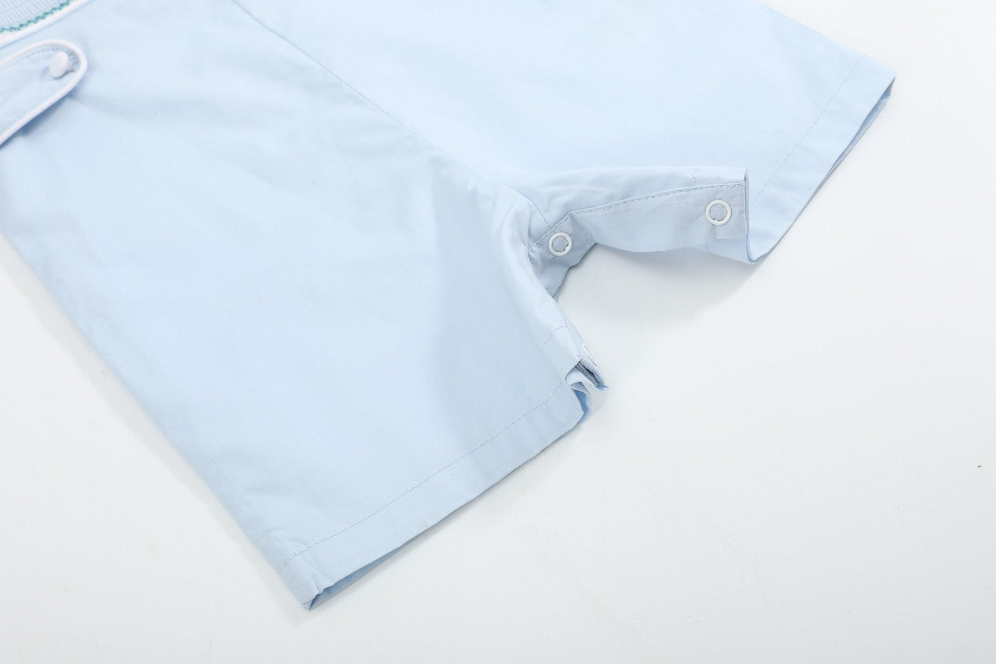 Blue Crosses Smocked Jon Jon