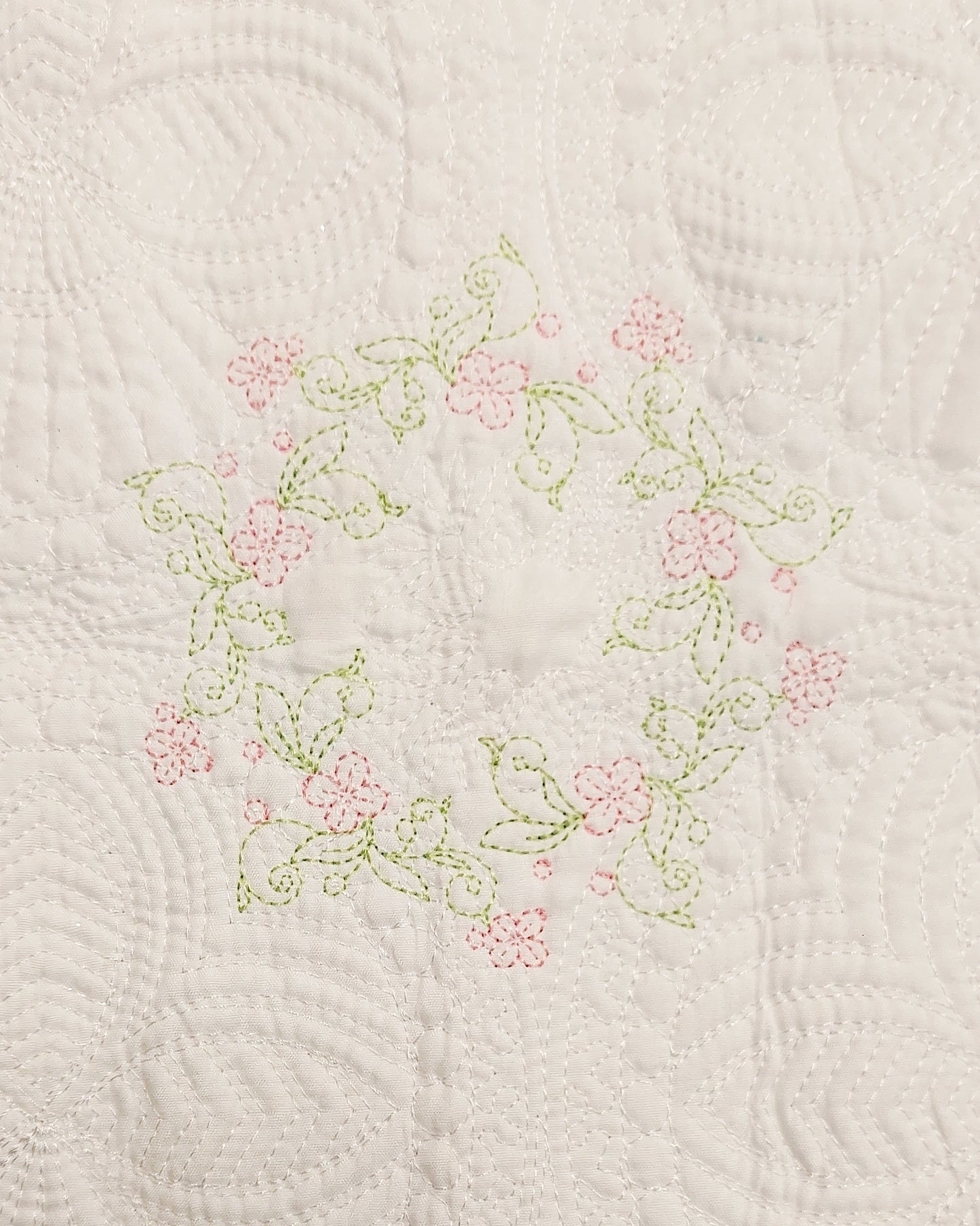 quilted baby sign