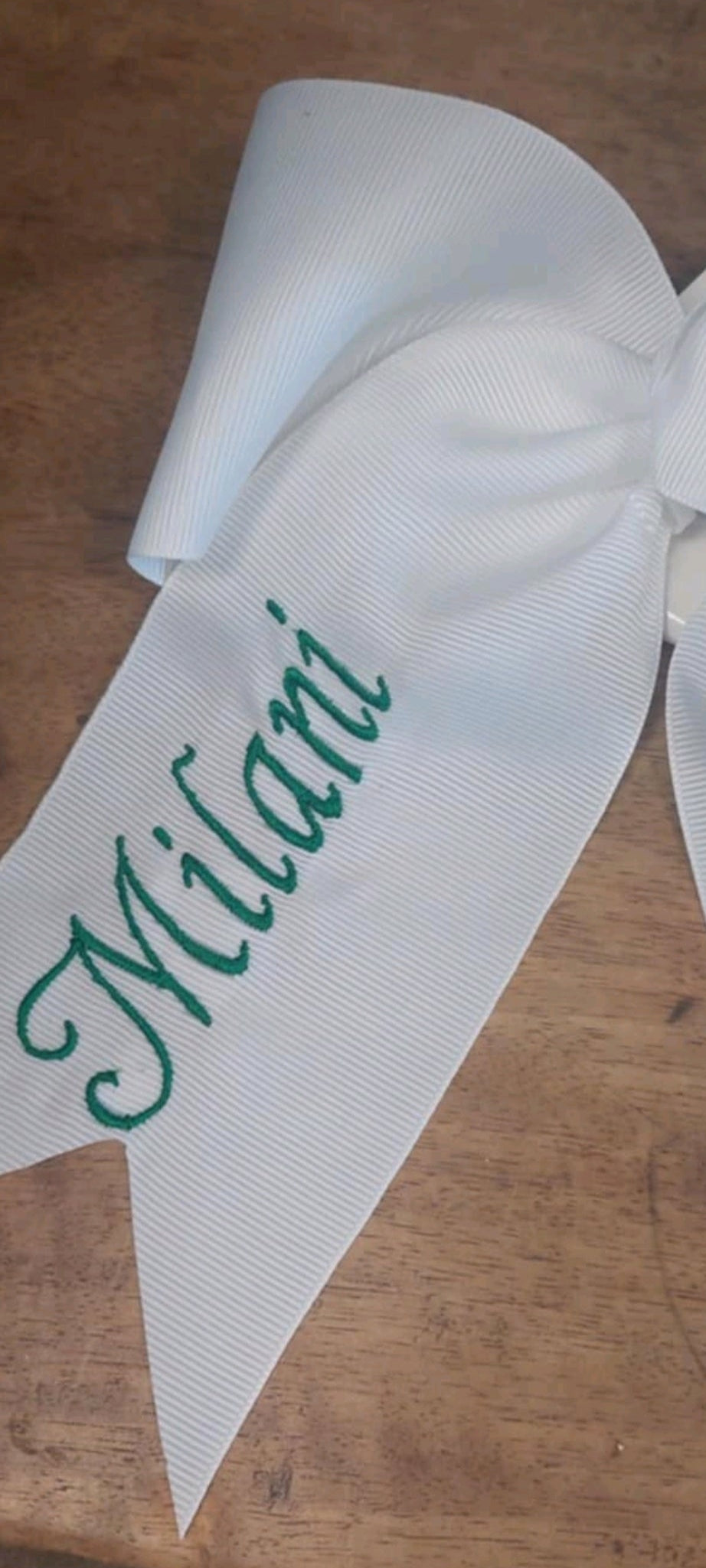 embroidery customization add on