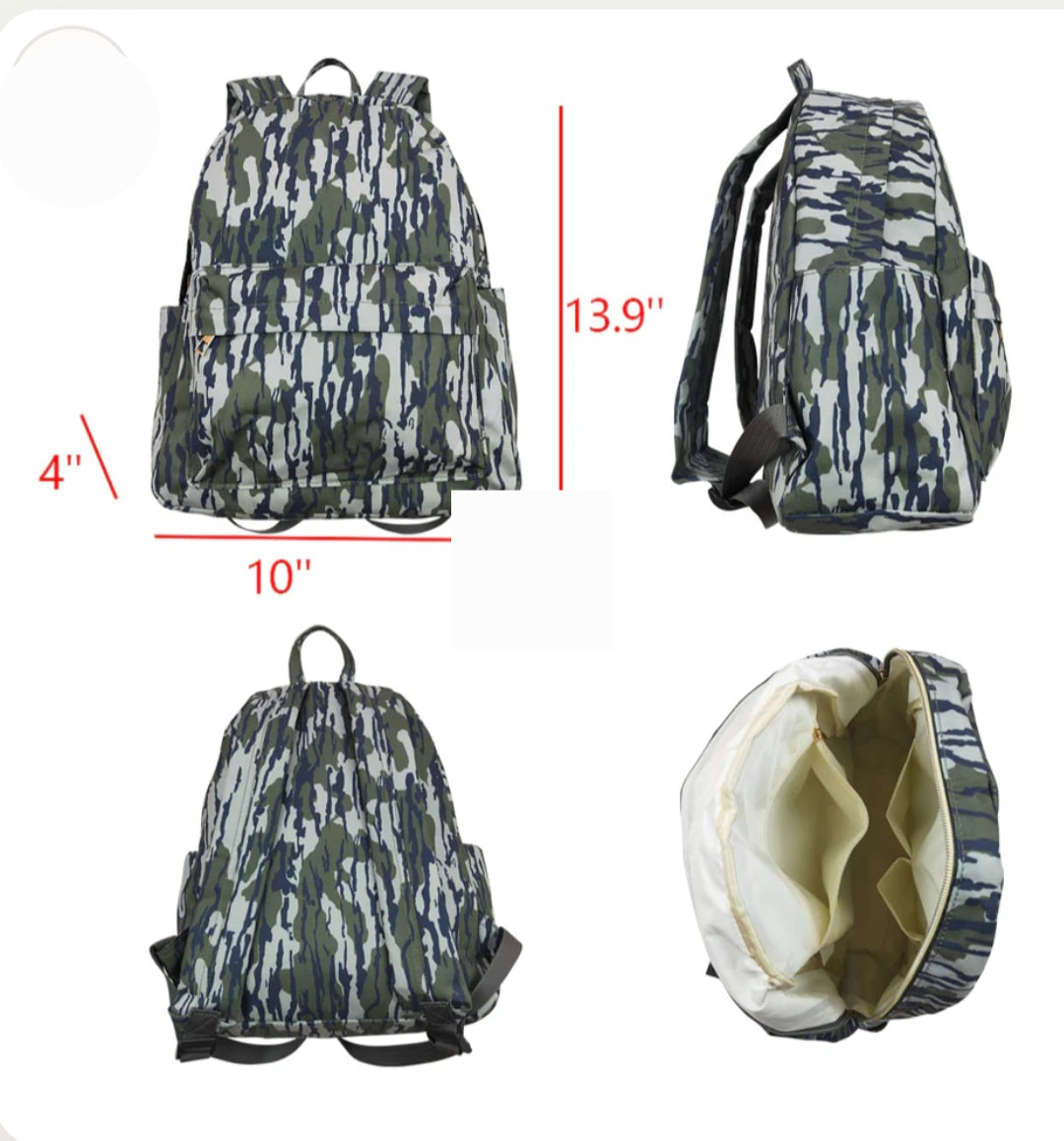 bookbag in camo