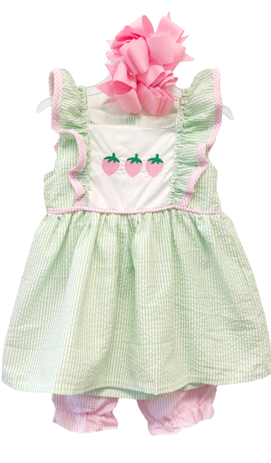 Seersucker strawberry set