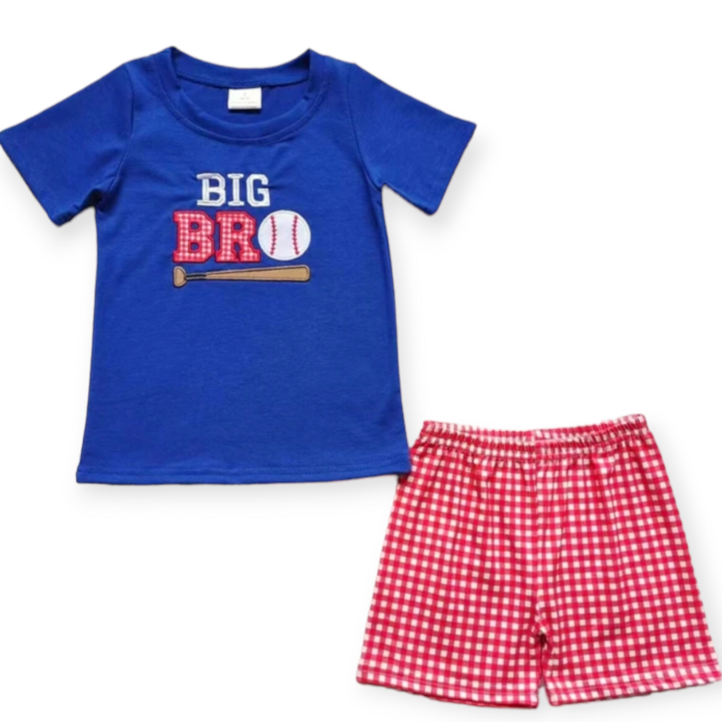 Big brother baseball short set