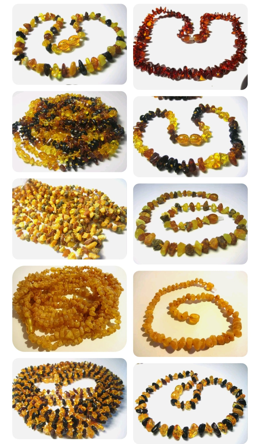 Baltic amber necklace