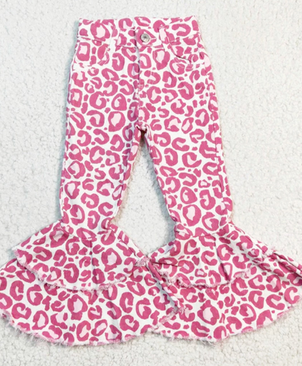 Denim bells pink pop