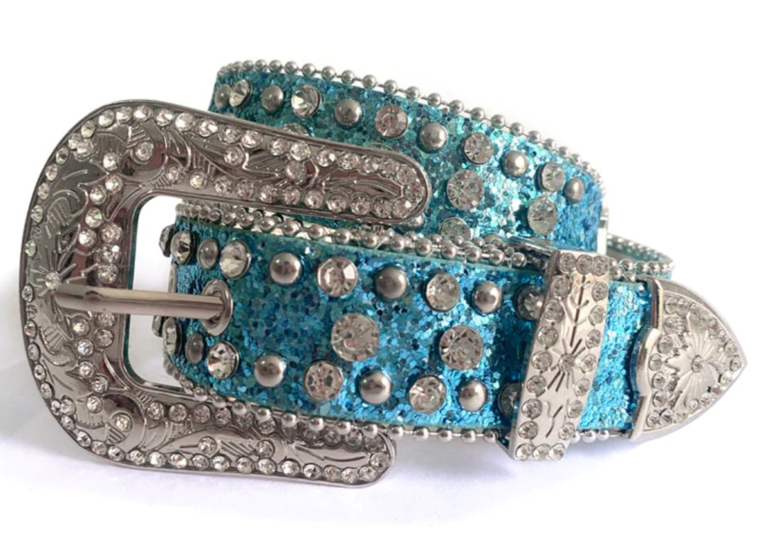 Sparkle rhinestone belt