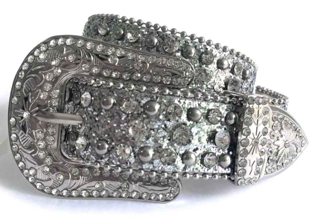 Sparkle rhinestone belt