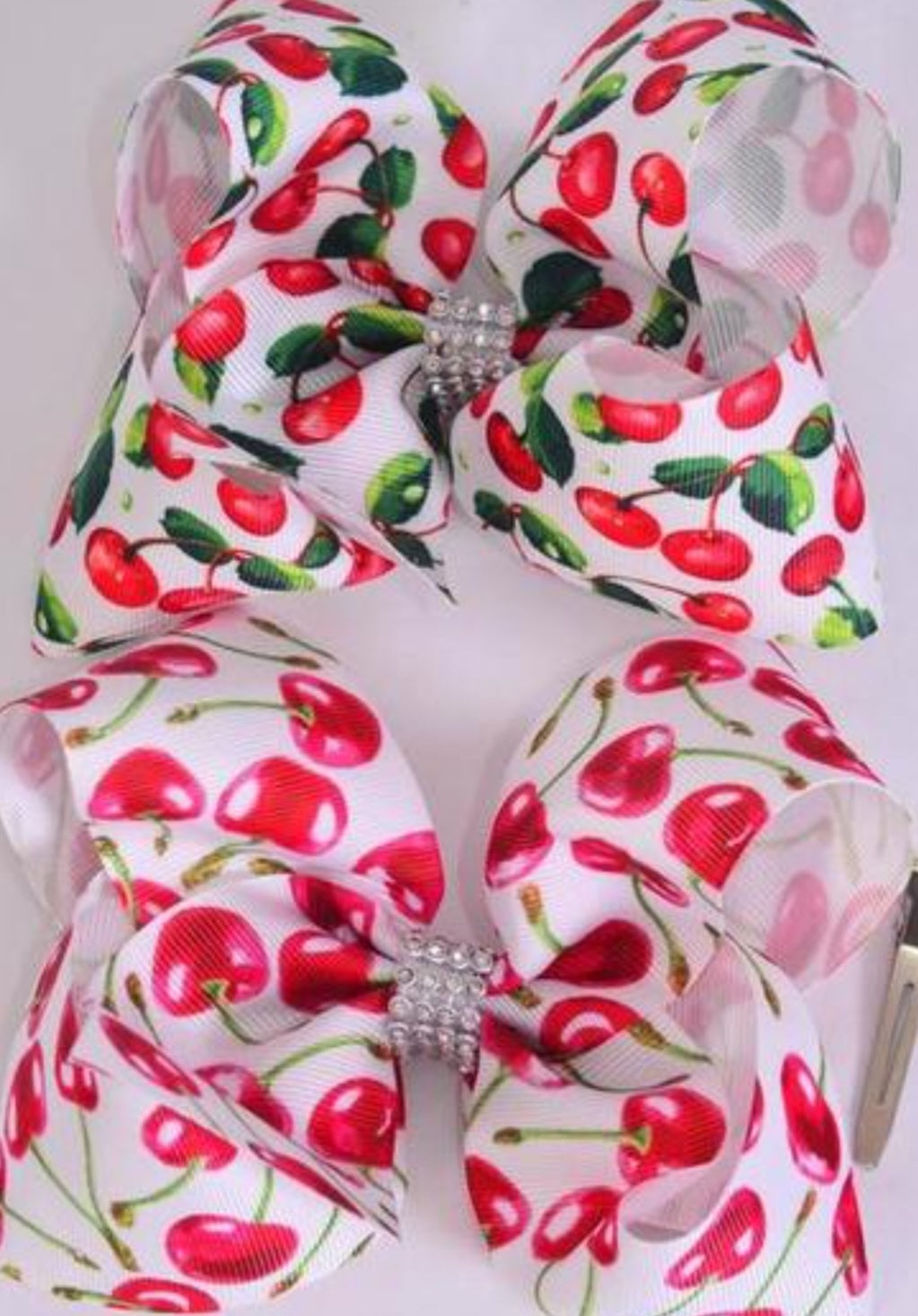 Cherries hairbow