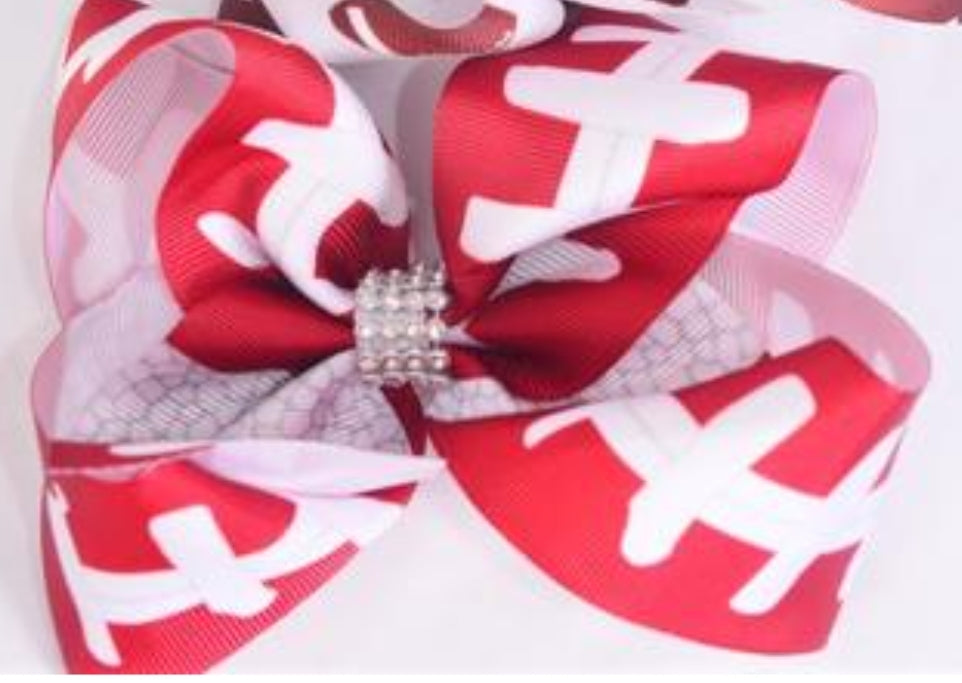 Football hairbows