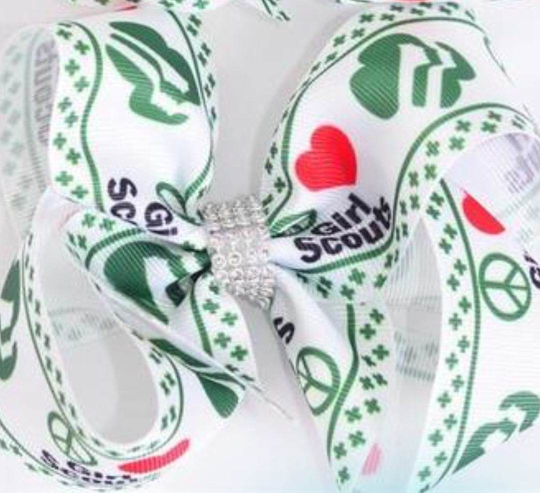 Girl scout hairbow