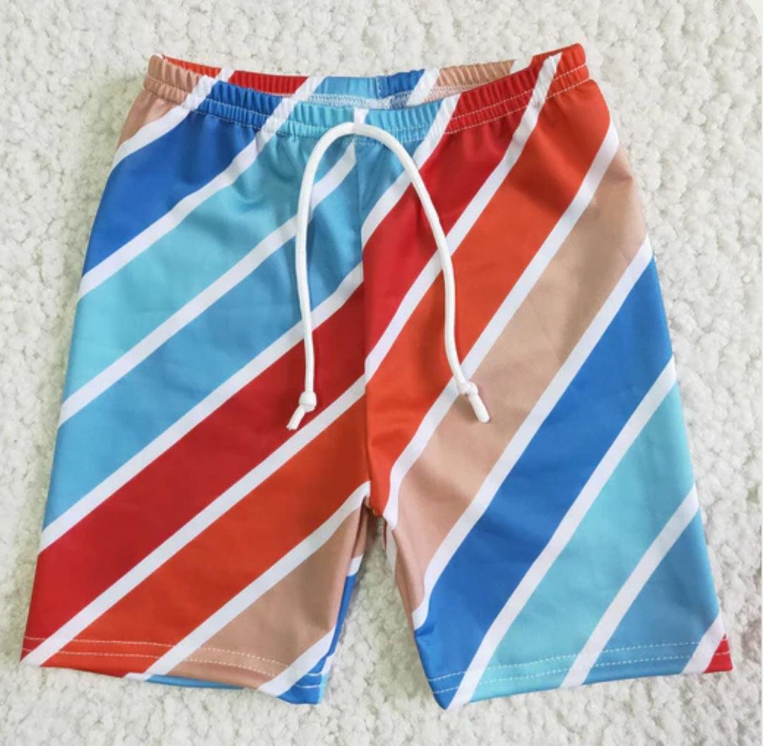 Brother/sister swim match stripe