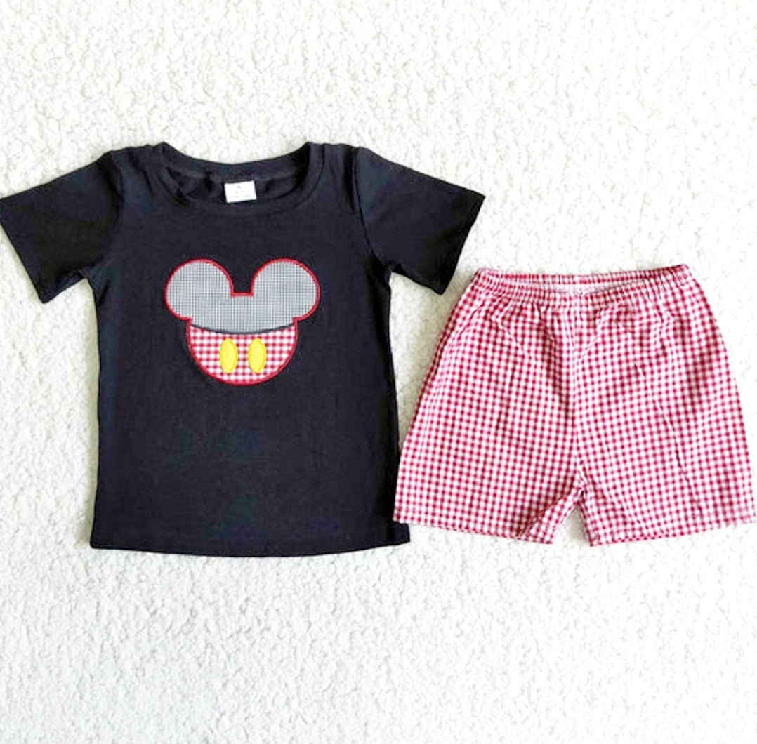 Mouse short set for boys