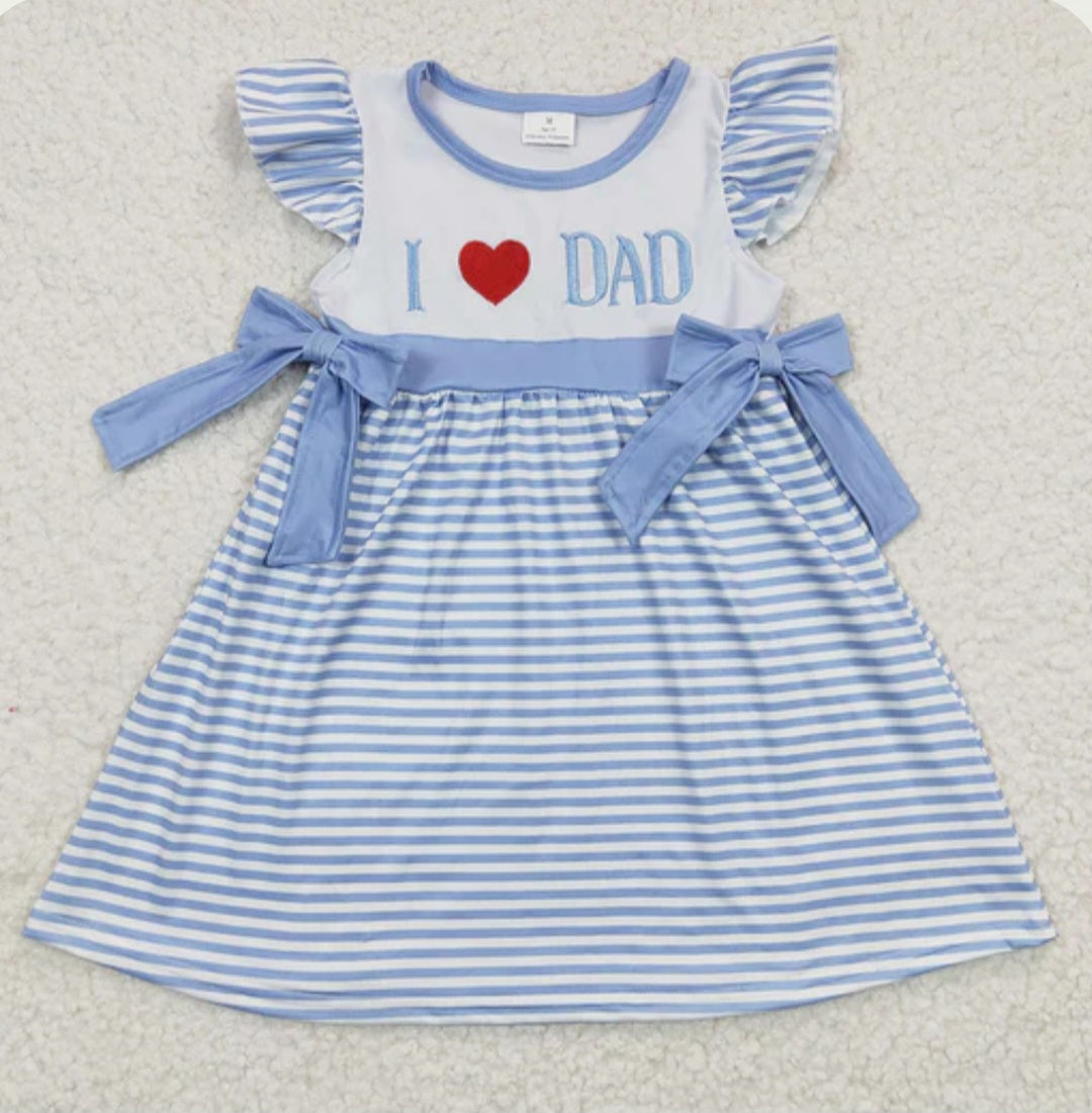 I ♡ Dad cotton dress