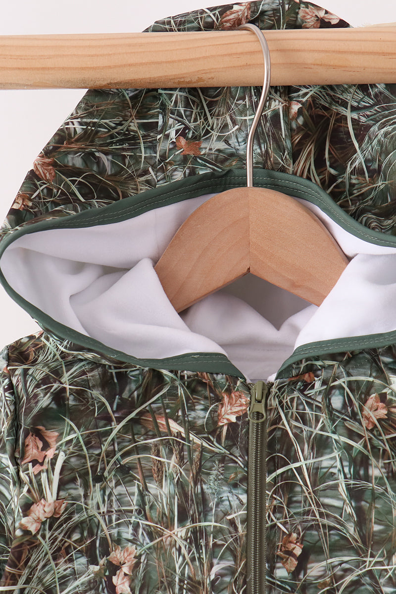 Forest Camouflage Raincoat