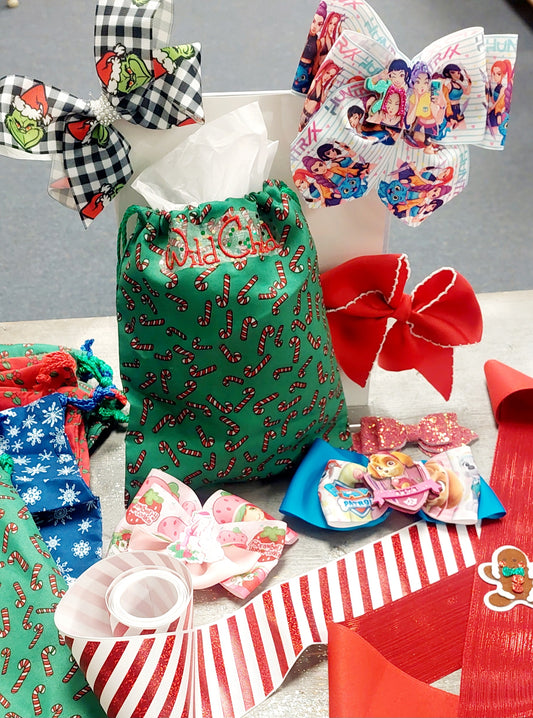 holiday bag of bows