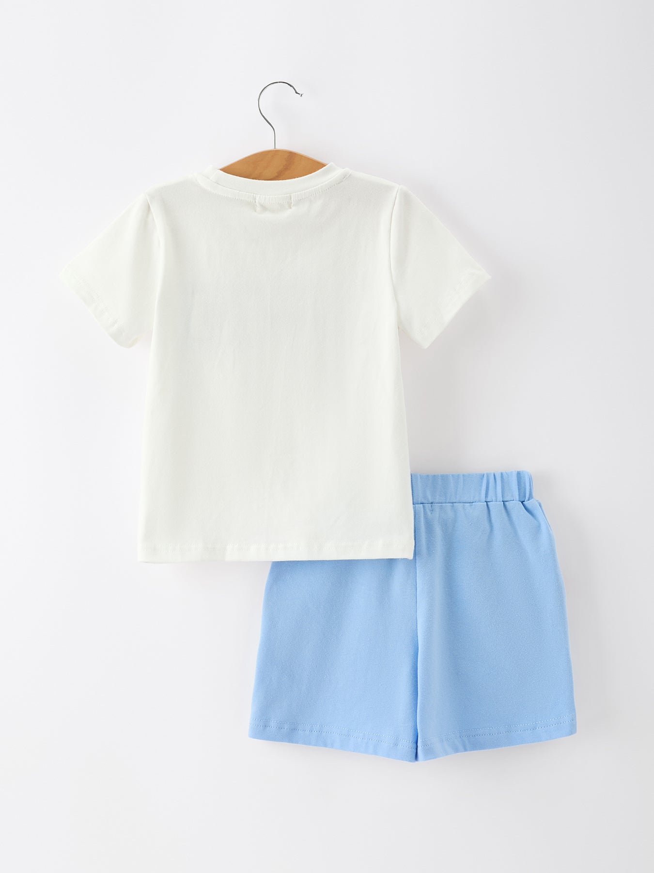4th of July Flag Boys Set Short Sleeve Top Shorts