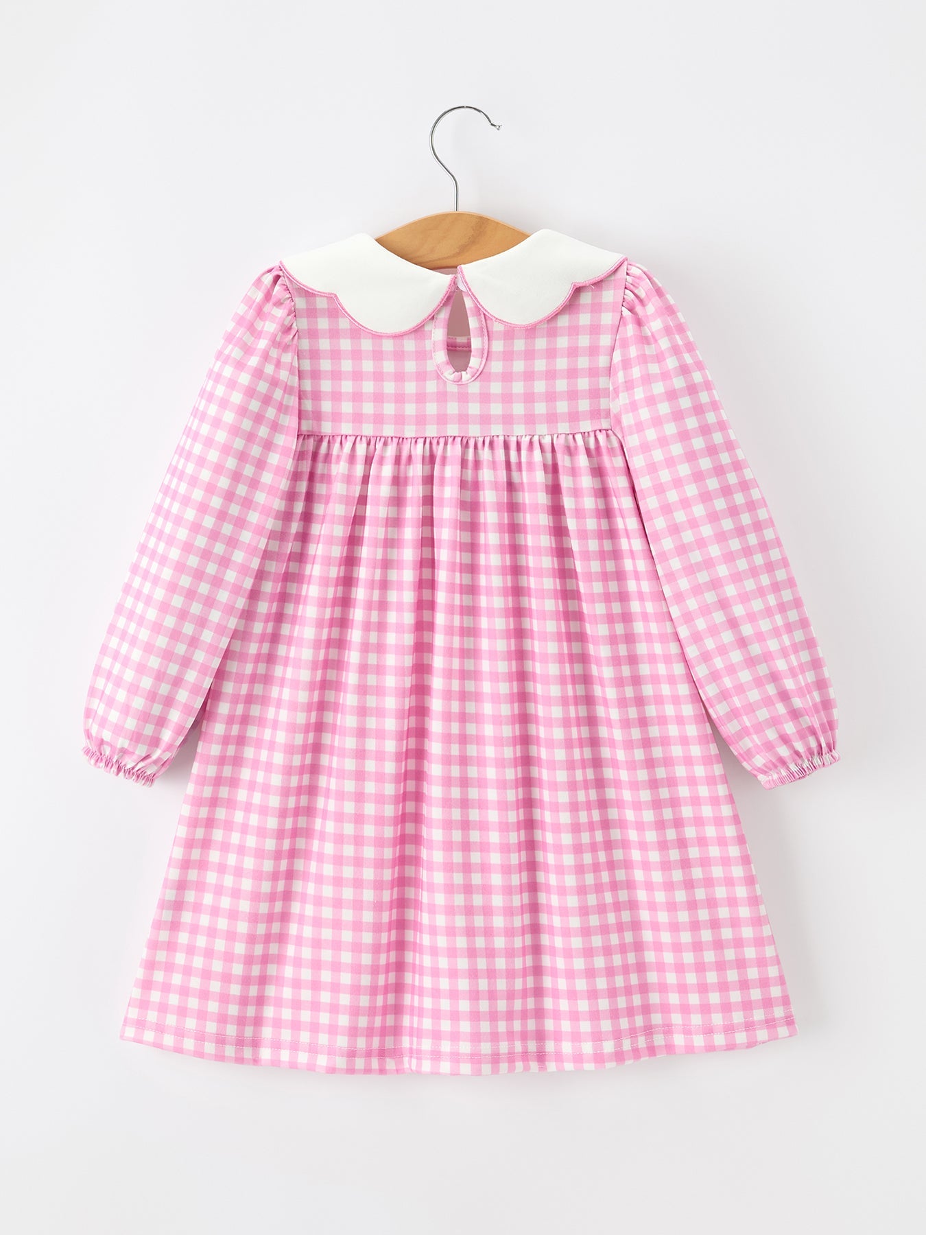 Thanksgiving Halloween Pumpkin Embroidery Girls Dress