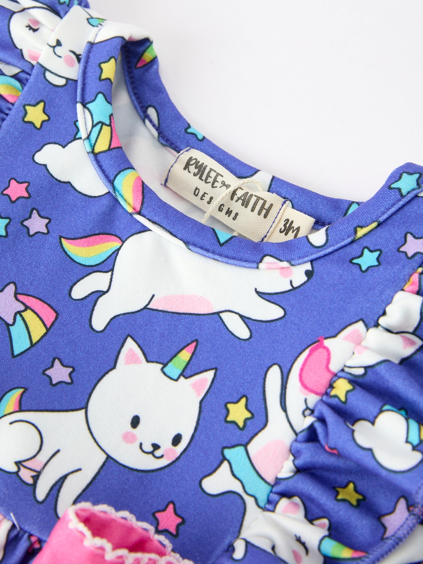 Halloween Ghost Cat Print Girls Long Sleeve Romper