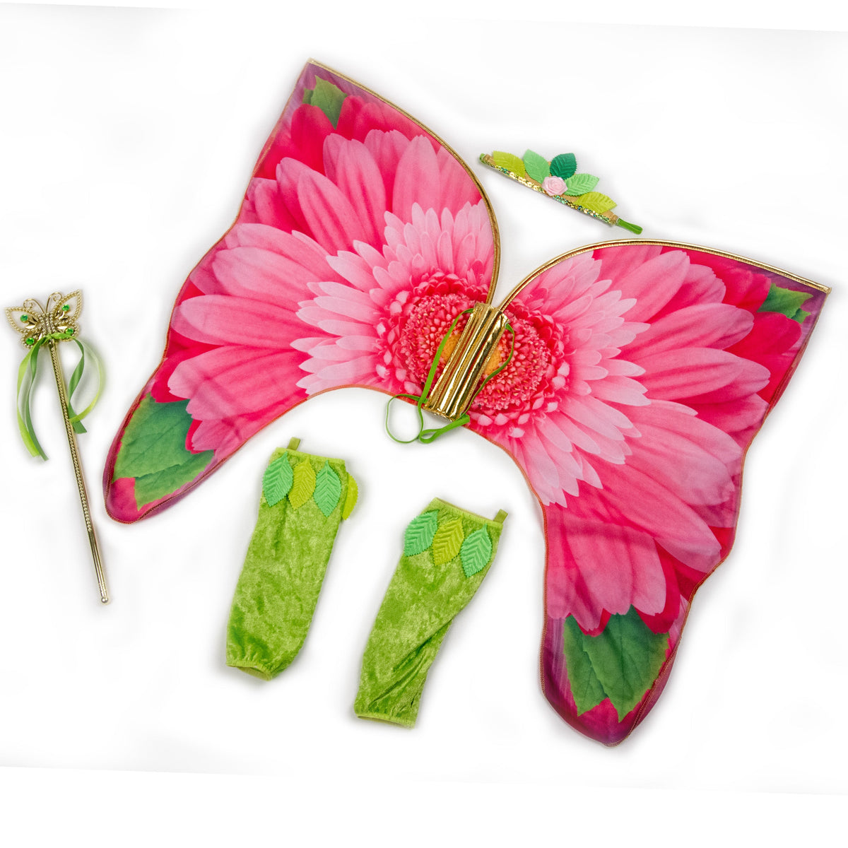 Green Pixie Fairy Kids Costume