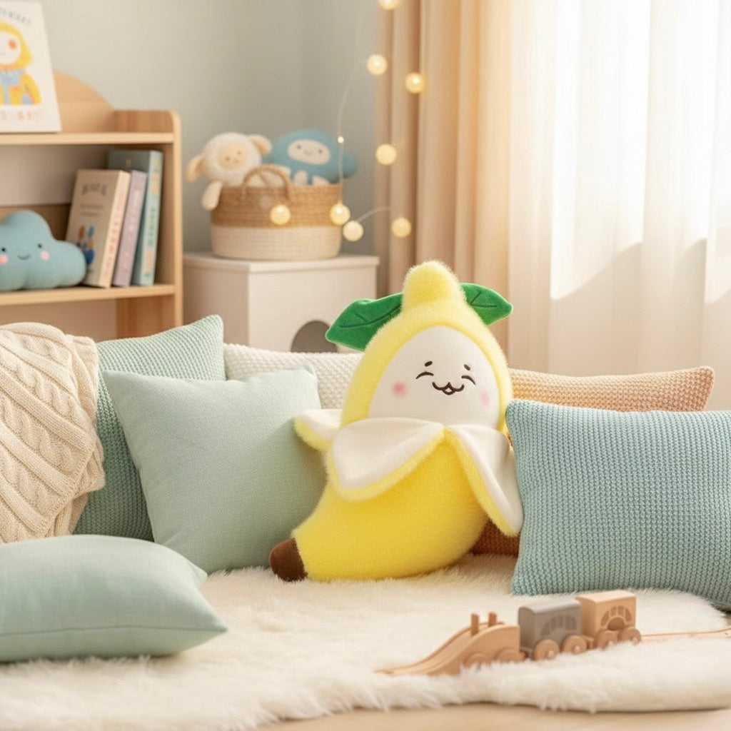 Peeled Banana Plush Toy | Soft & Cuddly Stuffed Animal