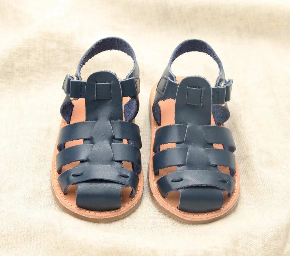 Kids' Italian Leather Sandals | Wide Toe Box for Toddlers| Venetian