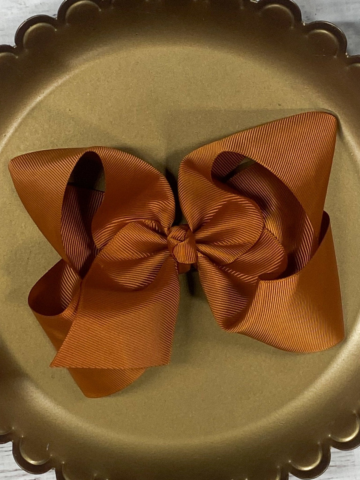 5.5" Oversize Grosgrain Hair Bow | Alligator Clip or Headband