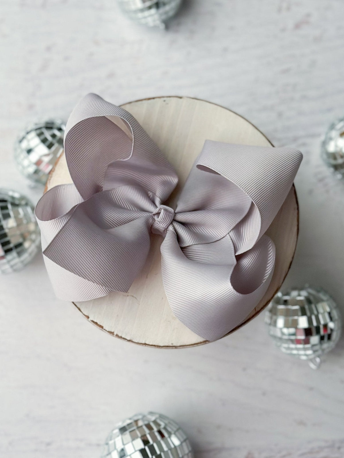5.5" Oversize Grosgrain Hair Bow | Alligator Clip or Headband