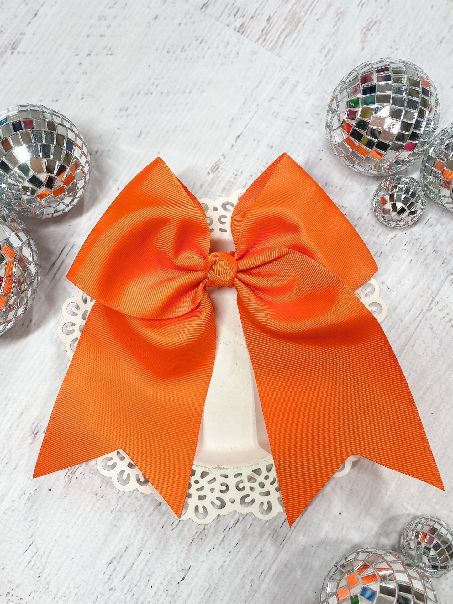 6" Solid Cheer Bow | Pony-O