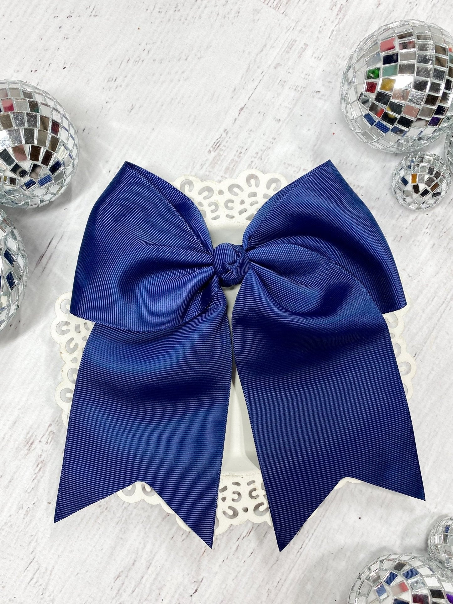 6" Solid Cheer Bow | Pony-O