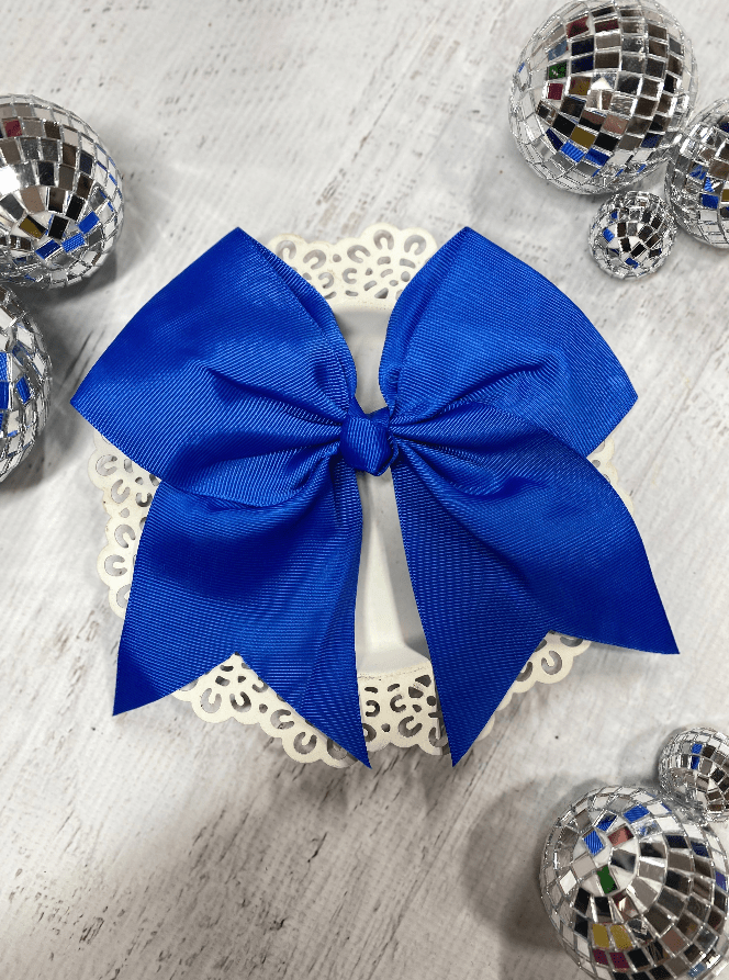 6" Solid Cheer Bow | Pony-O