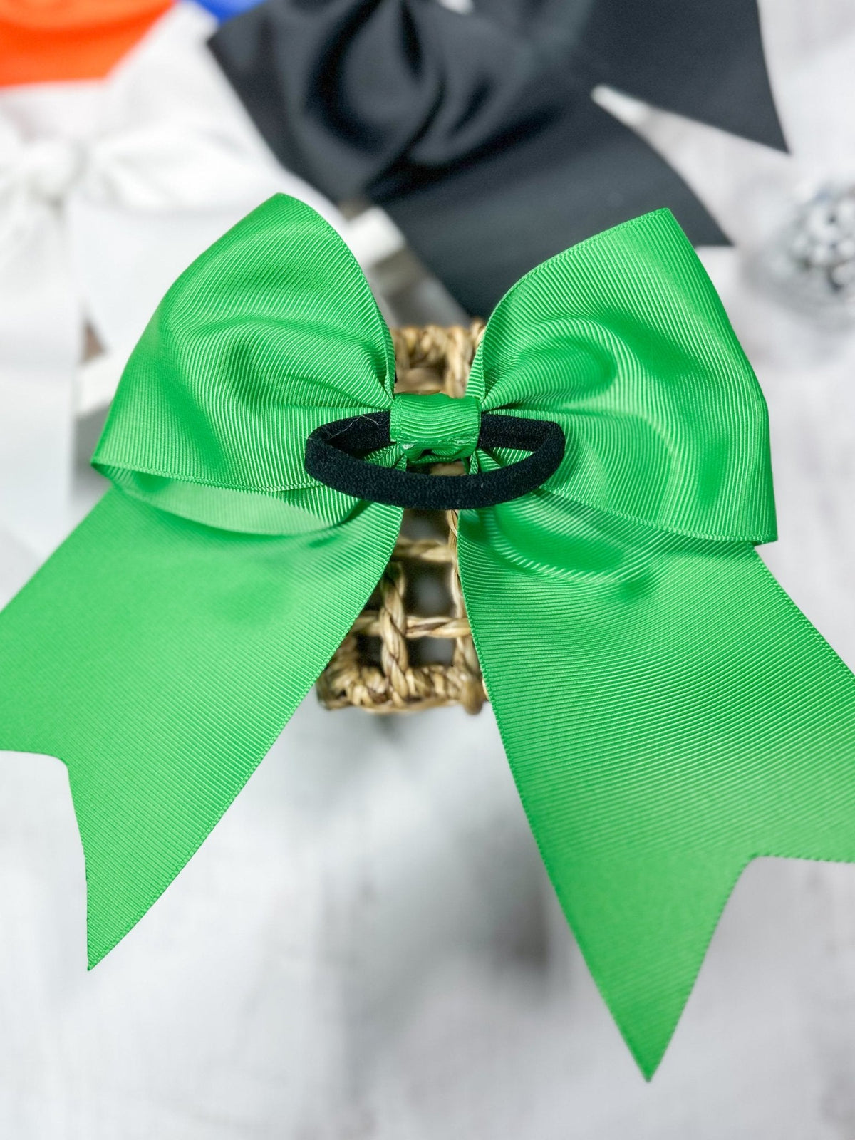 6" Solid Cheer Bow | Pony-O