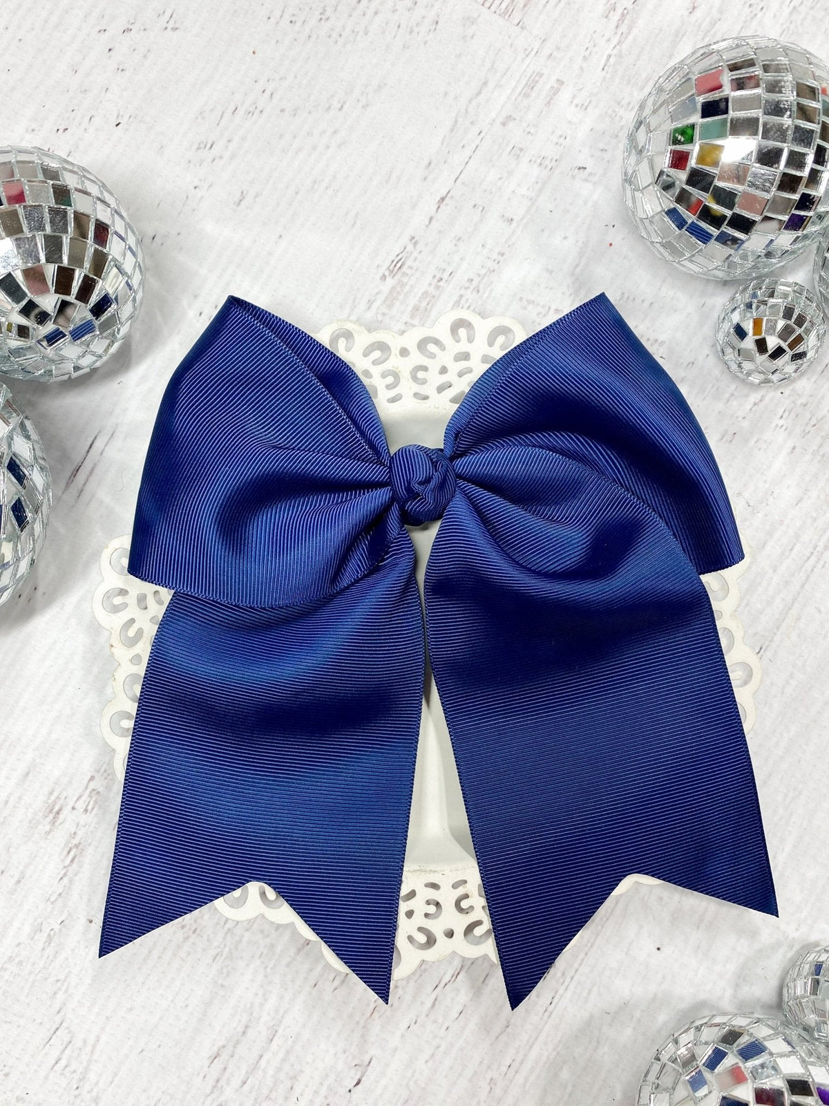 6" Solid Cheer Bow | Pony-O