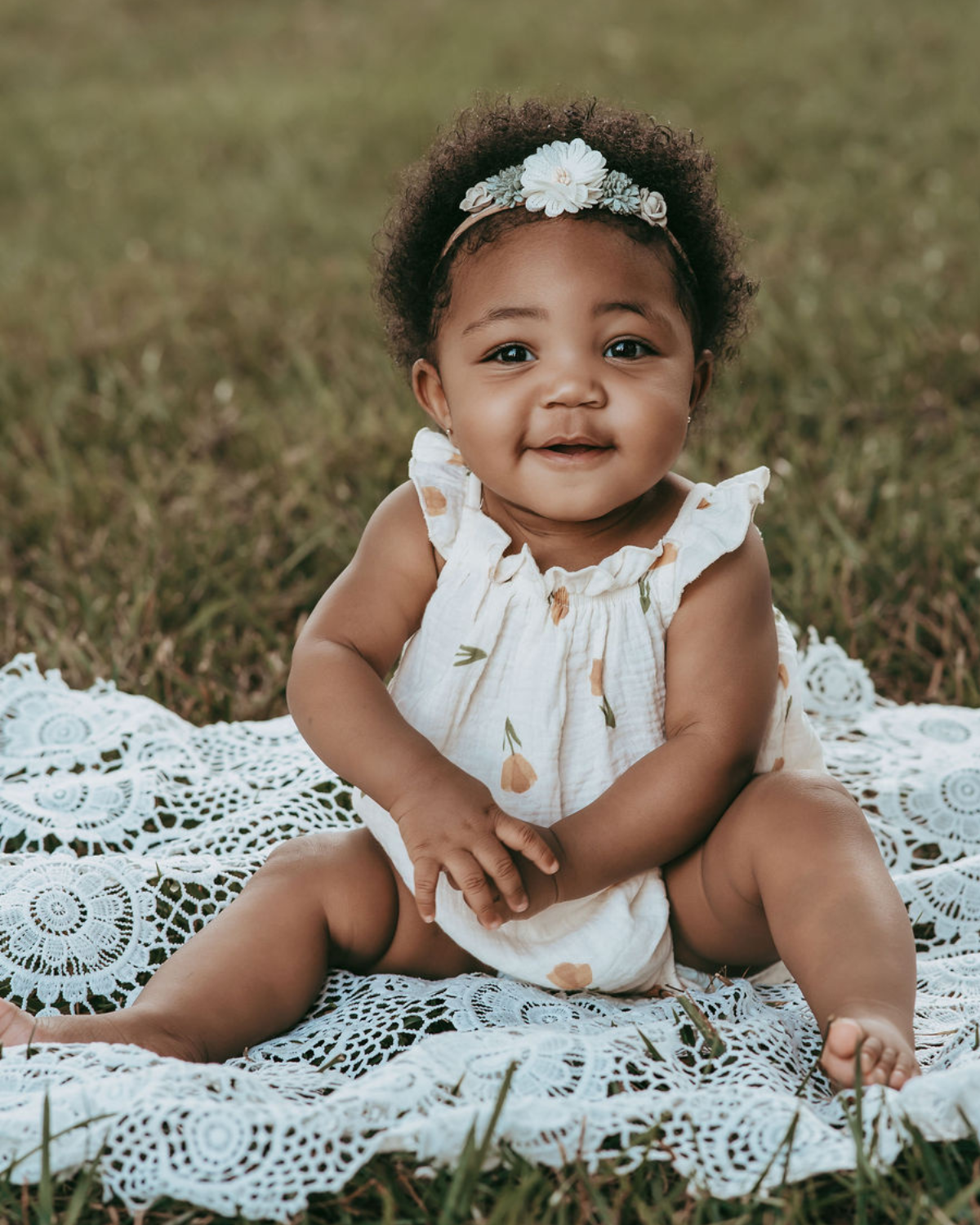 Ivy Flutter Sleeve Bubble Romper - Buttercup Bloom