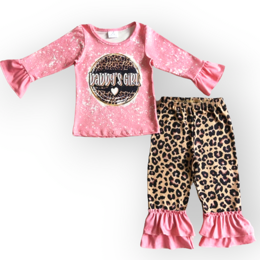 Daddy's Girl leopard set